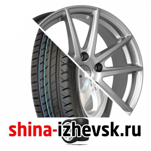 Колесо в сборе Viatti Strada (V-130) 215/55 R17 V 94 + СКАД Амстердам 7xR17 5×114.3 ET45 DIA66.1 Серебристый в Ижевске